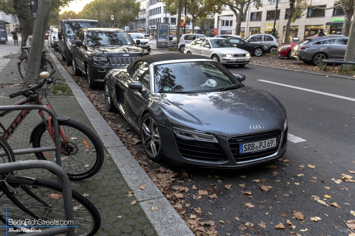 Audi R8 4.2 Spyder (2013) spotted in Berlin — BerlinRichStreets